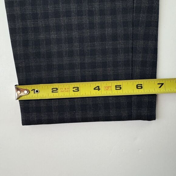 Scotch & Soda Amsterdam Couture Plaid Cuffed Pants 30x27 Wool Blend - Picture 9 of 15
